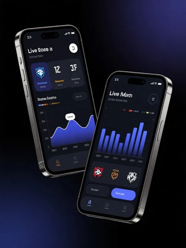 电竞数据分析APP界面展示